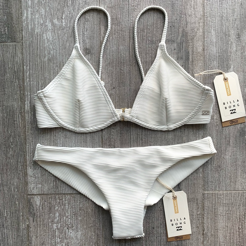 🔥🔥BILLABONG - TANLINES UNDERWIRE TANGA SET🔥🔥 - Picture 2 of 5
